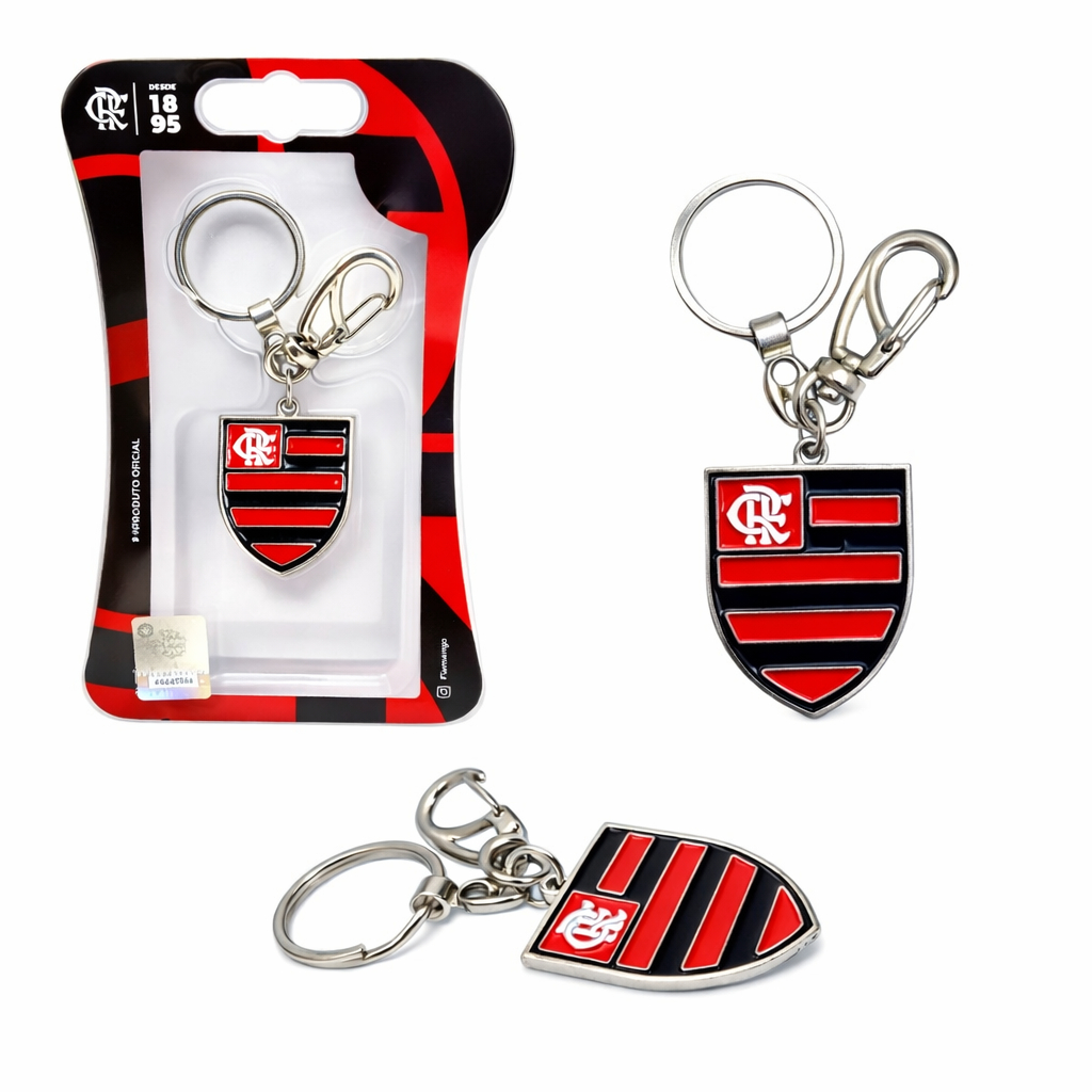 CHAVEIRO ESCUDO FLAMENGO ORIGINAL-OFICIAL