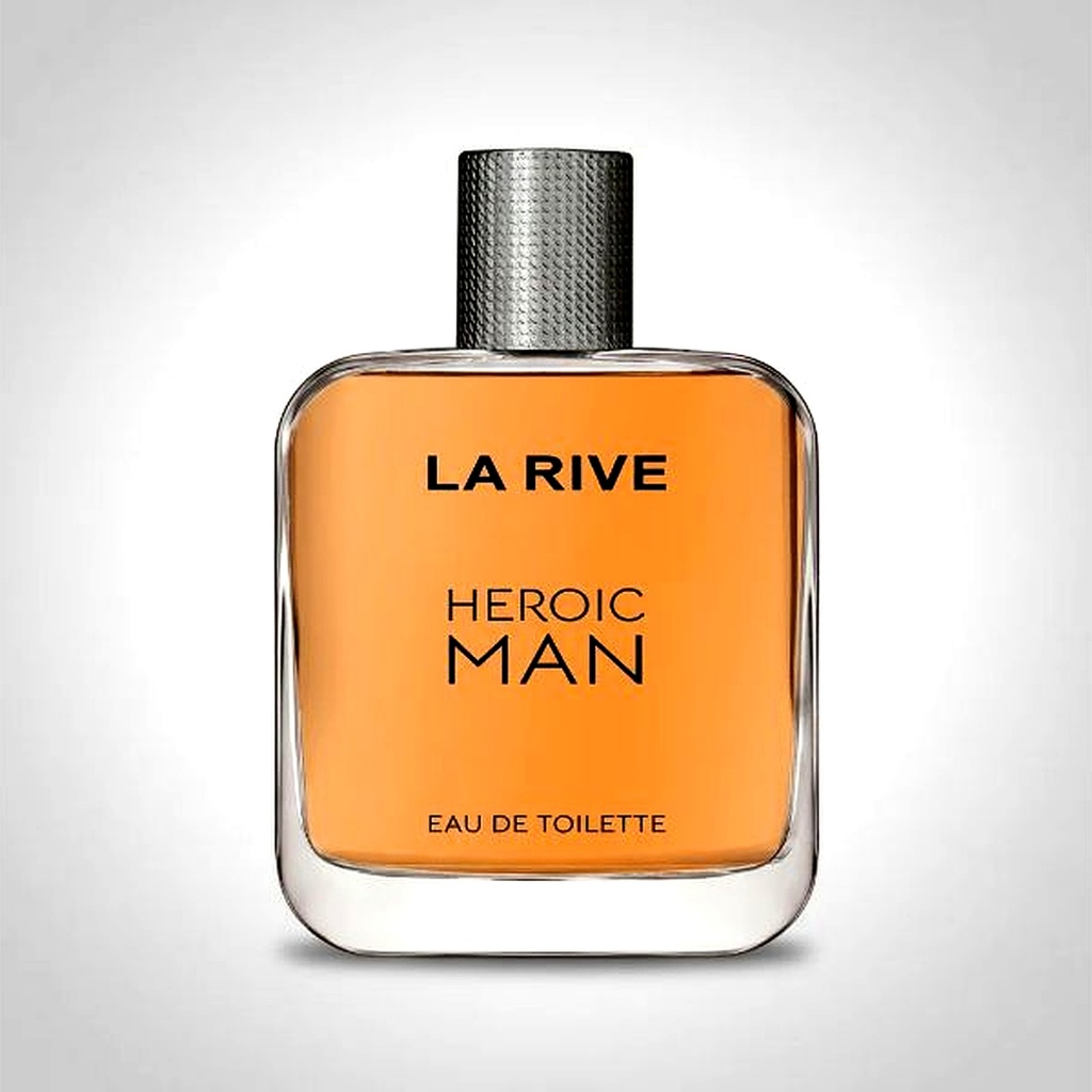 Perfume Masculino La Rive Heroic Man 100ml Eau de Toilette Amadeirado Original