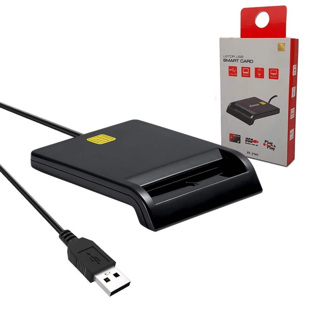 Leitor De Smart Card Para Certificado Digital E-cpf E-cnpj