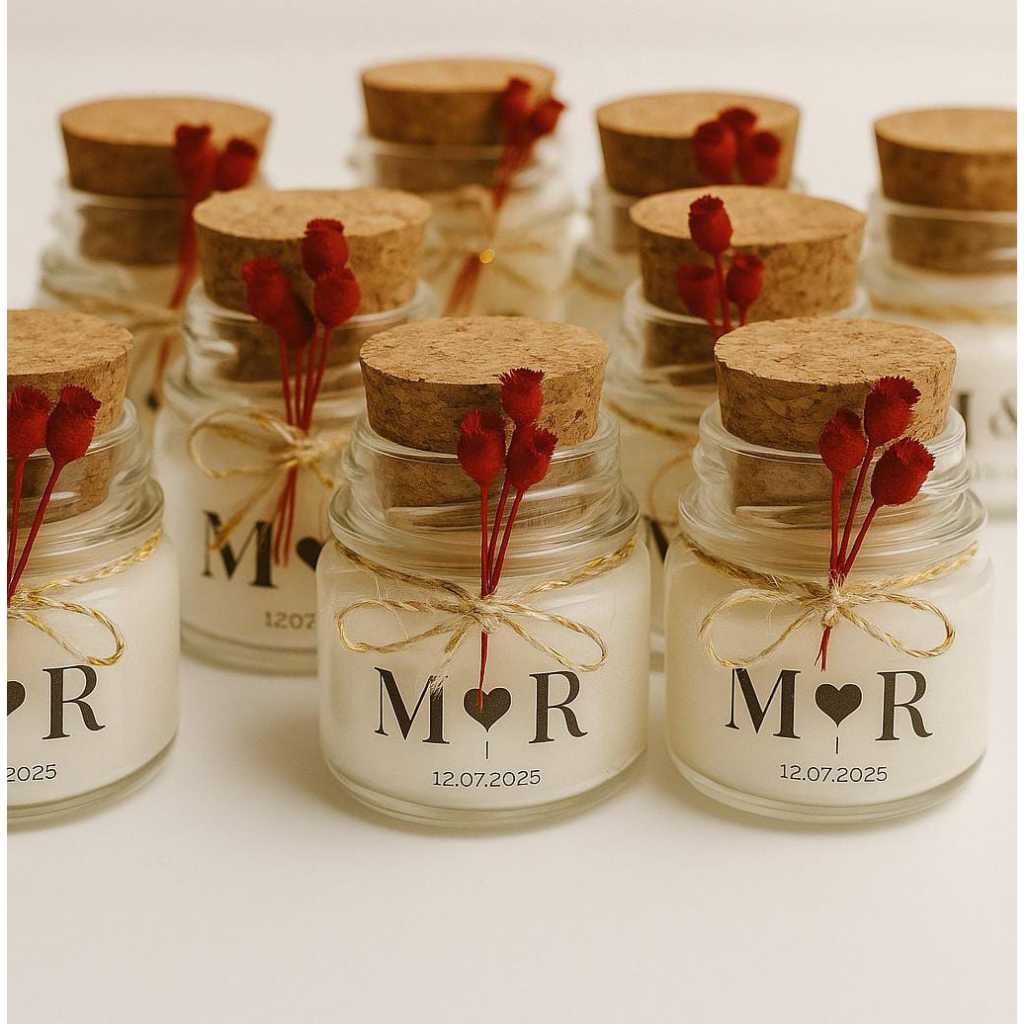Mini Velas Baby Aromáticas – Lembrancinhas Artesanais Perfumadas com tampa