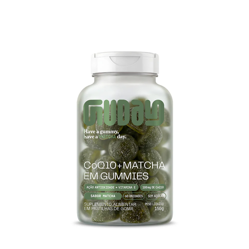 CoQ10 & MATCHA em Gummies Guday - 60 Gomas