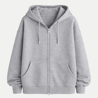 Moletom Com Ziper Touca Masculino E Feminino Confortável Liso em Oferta na Shopee
