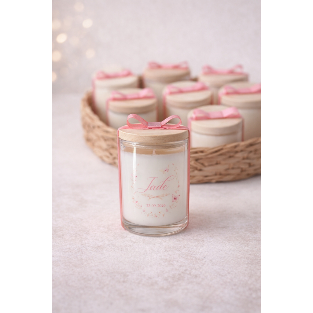 Vela Aromática copo 70 ml personalizada lembrancinha casamento formatura aniversário