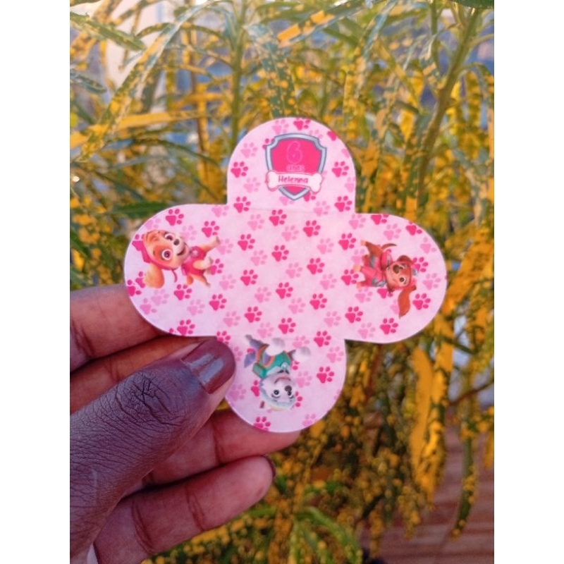 Forminha de Brigadeiro Patrulha Canina Menina Rosa/Forminhas de Doces Personalizadas