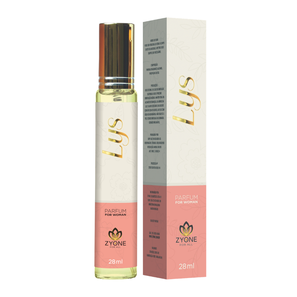 Perfume Feminino Lys Zyone Alta Fixação 25% de Essência Importada Parfum - Lily