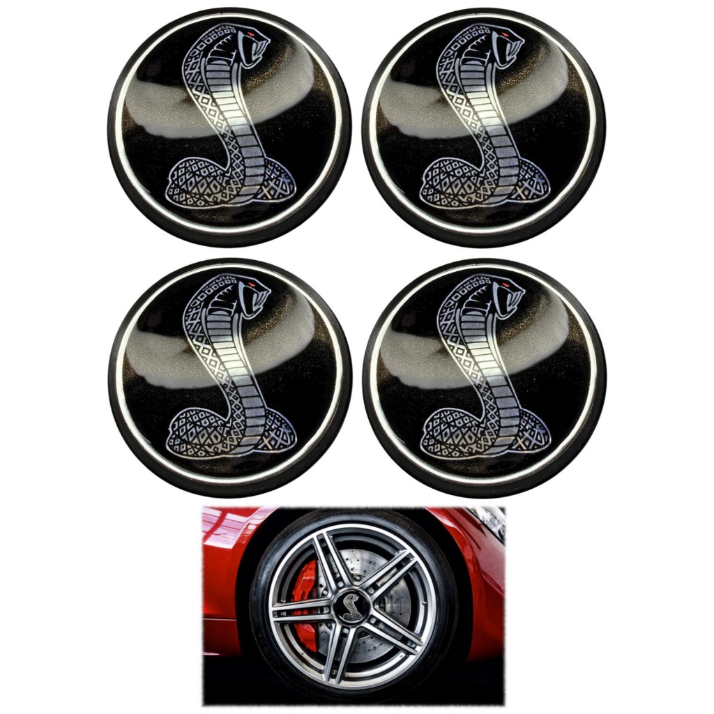 Jogo Calotinha Cobra 51mm Roda Liga Leve Universal Centro Miolo Tampa Roda