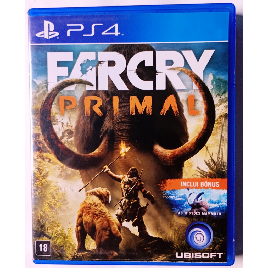 JOGO FAR CRY PRIMAL PS4 ORIGINAL MIDIA FISICA CD.