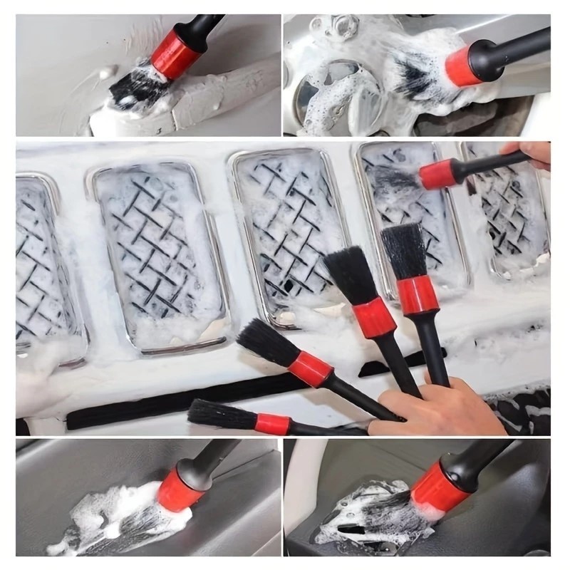Detalhes do Kit 27 Escovas De Limpeza Pesada Para Parafusadeira Furadeira - de lavagem de veículos