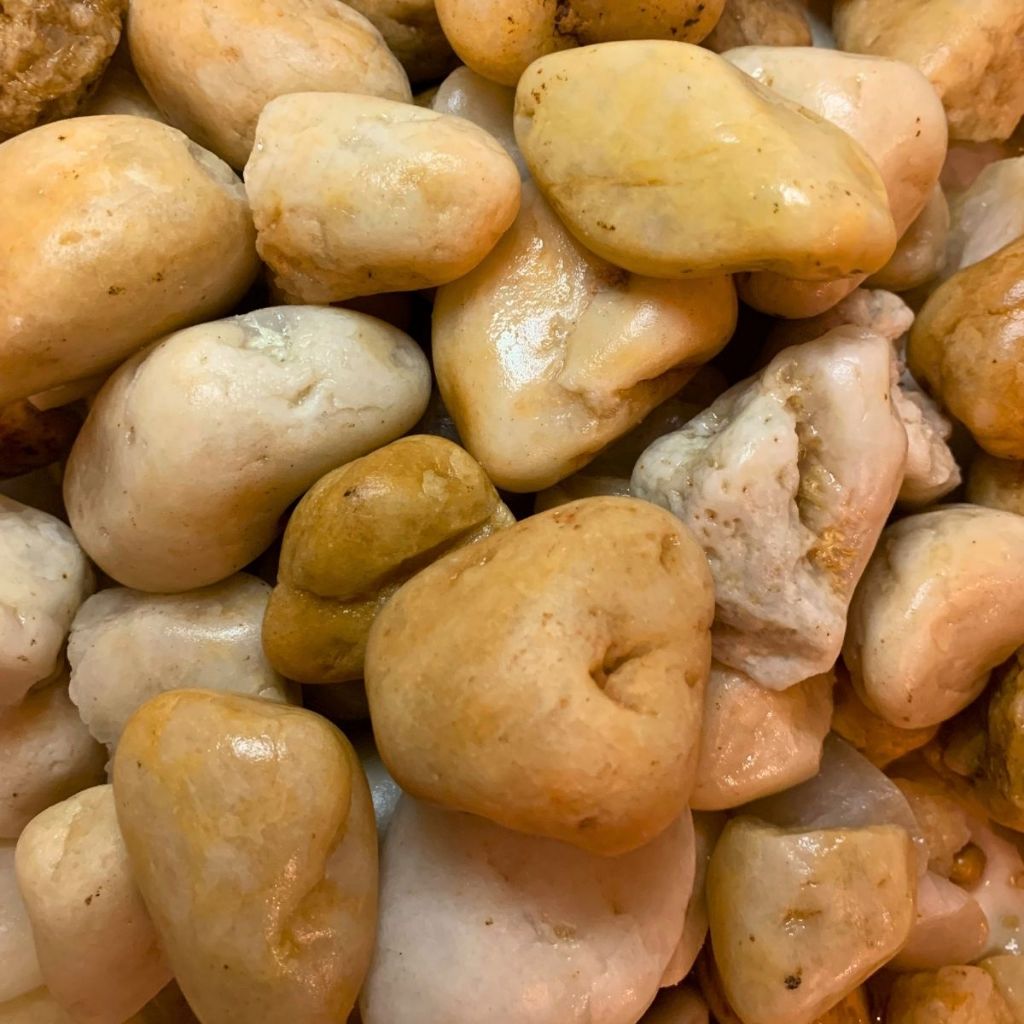 6 Kg Seixo De Rio Pedra Ornamental Marrom Para Vasos Jardim em Oferta na Shopee