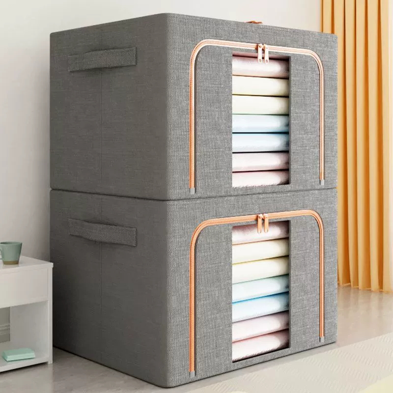 Caixa De Armazenamento De Grande Capacidade Para Colchas E Roupas Domésticas