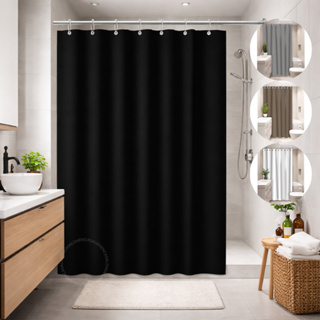 Cortina Box de Banheiro Vinil Lisa Impermeável Antimofo Moderna Com Ganchos Inclusos envio em 24h em Oferta na Shopee