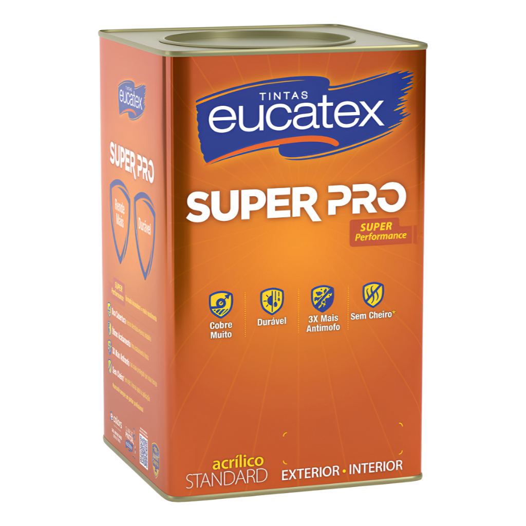 Super pro Fosco antimofo 18L Cores