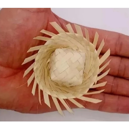 KIT 50 Mini Chapéu de Palha Miniatura Festa junina julina DESFIADOS Decoração Mesa Doces Lembrancinha Artesanato em Oferta na Shopee