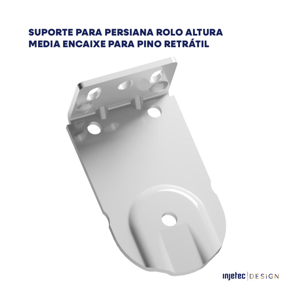 Suporte Para Persiana Rolo Modelo para pino retrátil Altura Média Manutenção Reparo