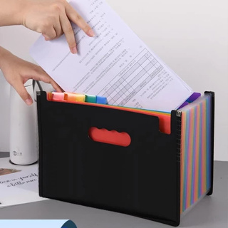 Pasta Organizadora Arquivos Sanfonada Expansível Folha A4 Documentos 24 Divisórias em Oferta na Shopee