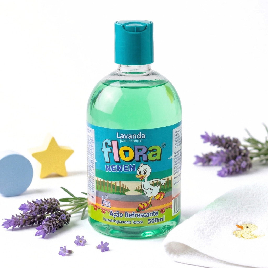 Flora Nenen Lavanda 500ML Deo Colônia Infantil Suissa Perfume Corporal Para Crianças e Bebês em Oferta na Shopee