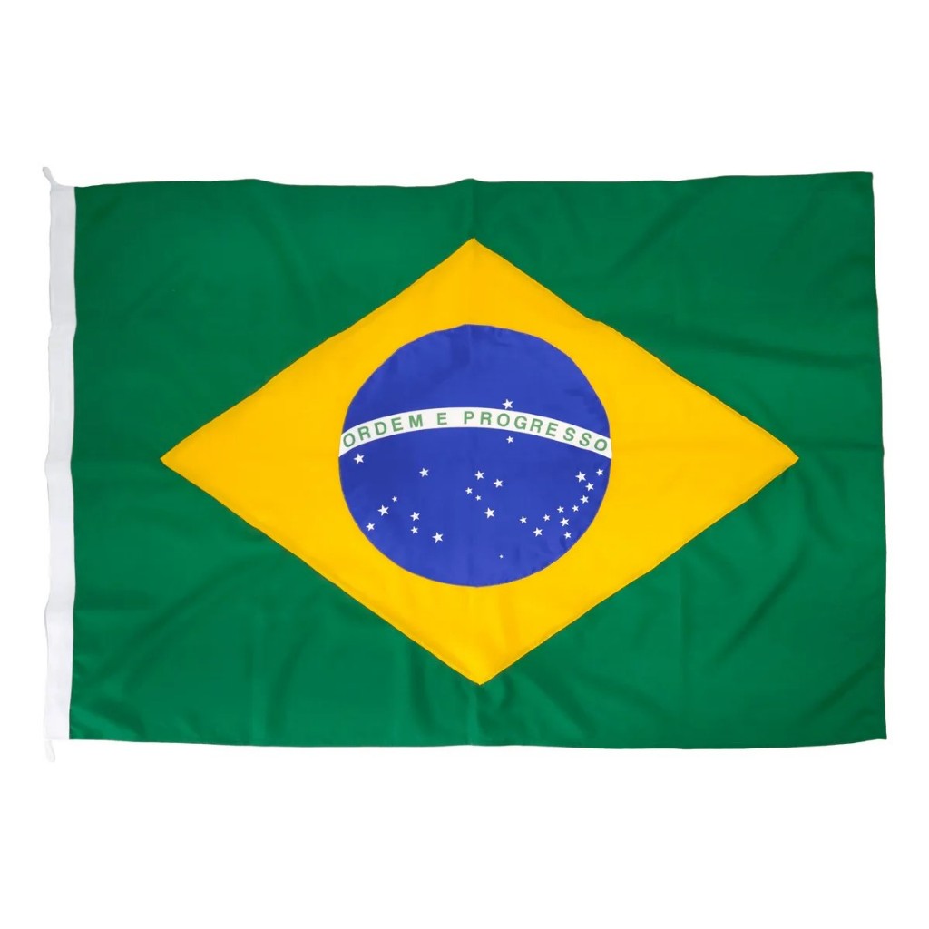 Bandeira do Brasil Tecidos Do 88cm X 150cm