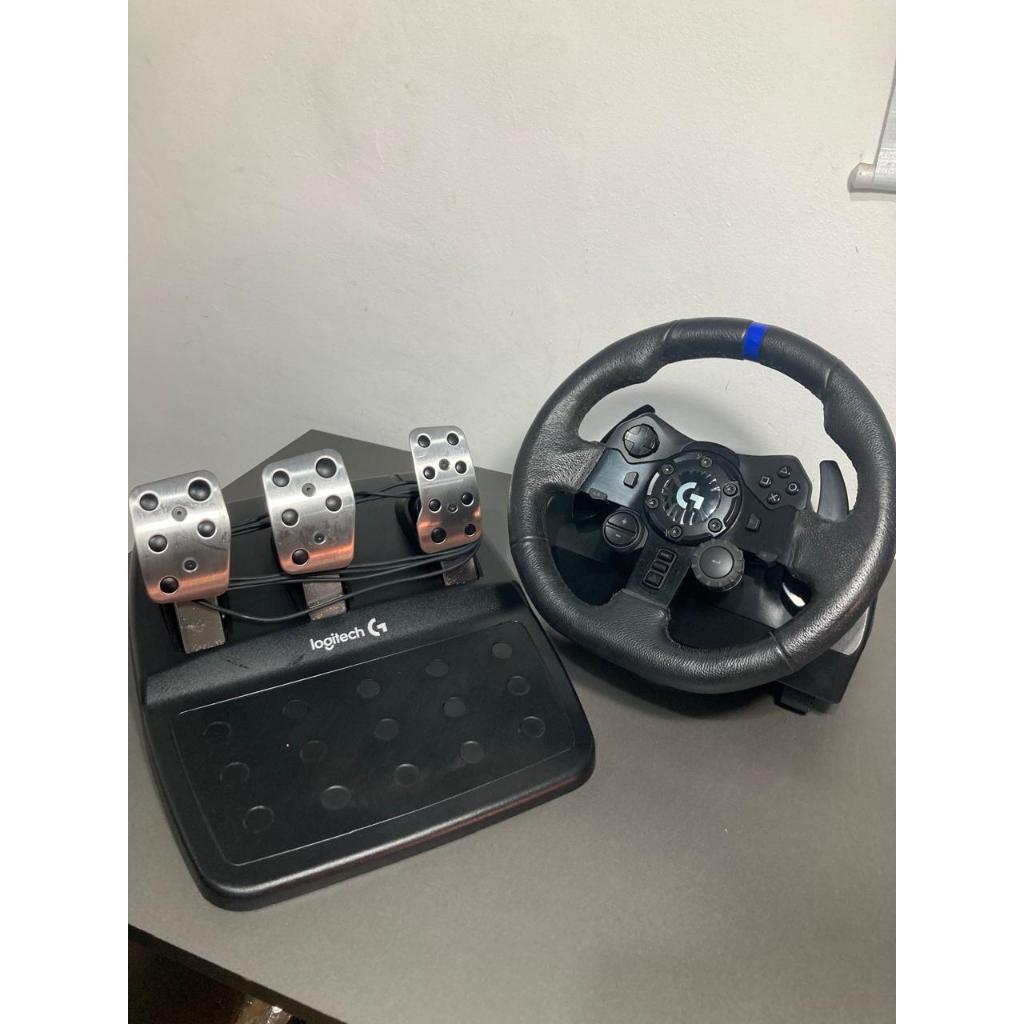 Volante e Pedais Logitech G923 Driving Force P/ PS4/PS5/PC Simulador Completo + Garantia