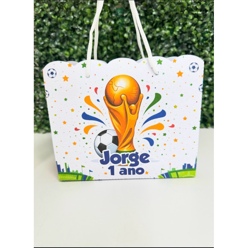 Sacolinha copa do mundo/ sacolinha futebol/ lembrancinhas copa/ personalizados copa do mundo/ kit festa copa/PEGUE MONTE