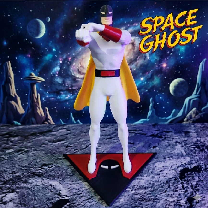 Boneco Space Ghost Action Figure Colecionável - Hanna Barbera