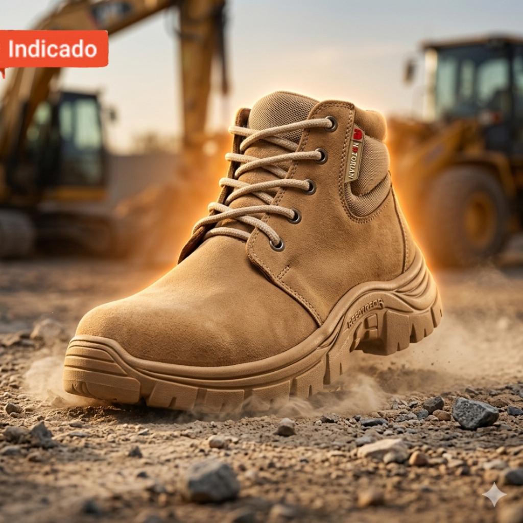 Bota Masculino Coturno Adventure Cano Médio Cadarço Trabalho Moto Motociclista Obra Pedreiro Montanhista