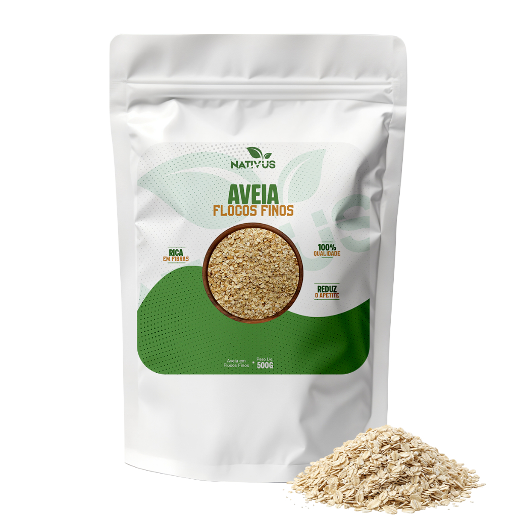Aveia em Flocos Finos Super Premium (Altissíma Qualidade) - 1KG - 500g - 200g em Oferta na Shopee
