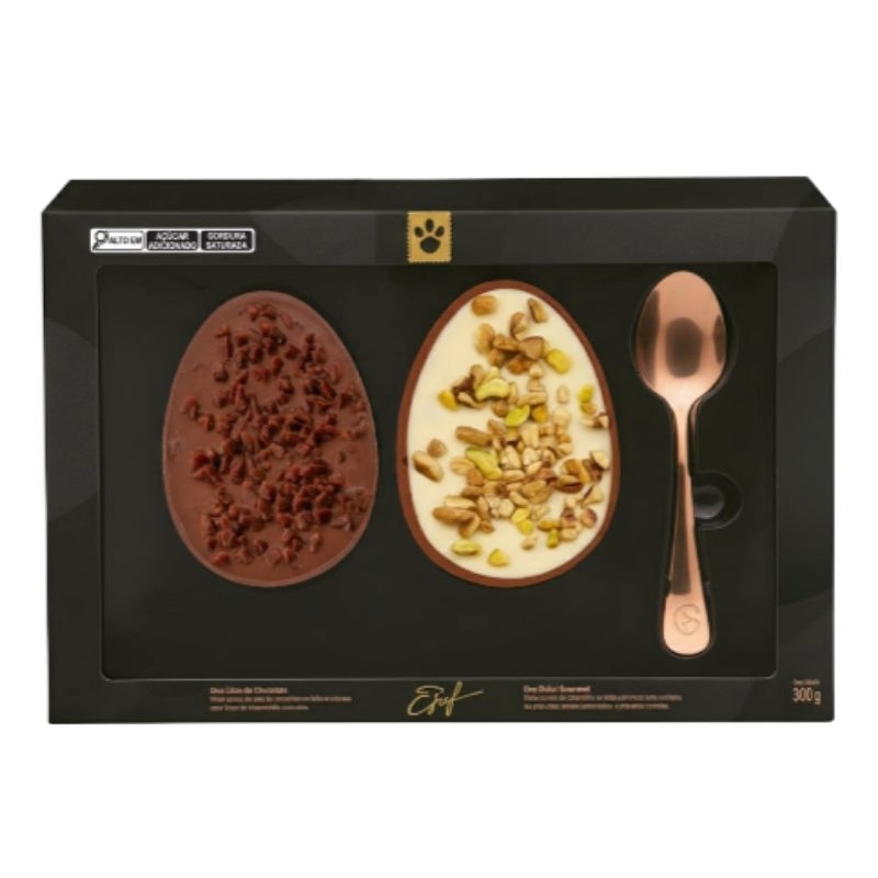 Ovo de Páscoa de Colher Duo Do Chef 300g