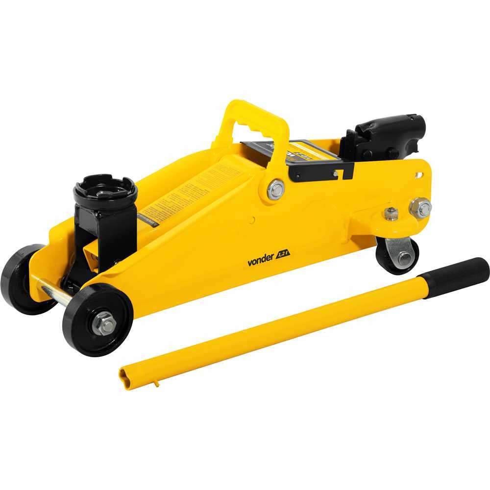 Macaco Hidráulico Jacaré 1,2 Ton Portátil Vonder Com Maleta Reforçado Automotivo
