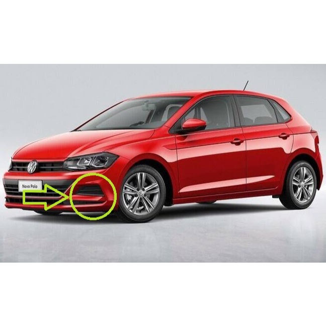 Par de Moldura da Grade do para-choque ORIGINAL VW Polo/Virtus 2017 a 2022