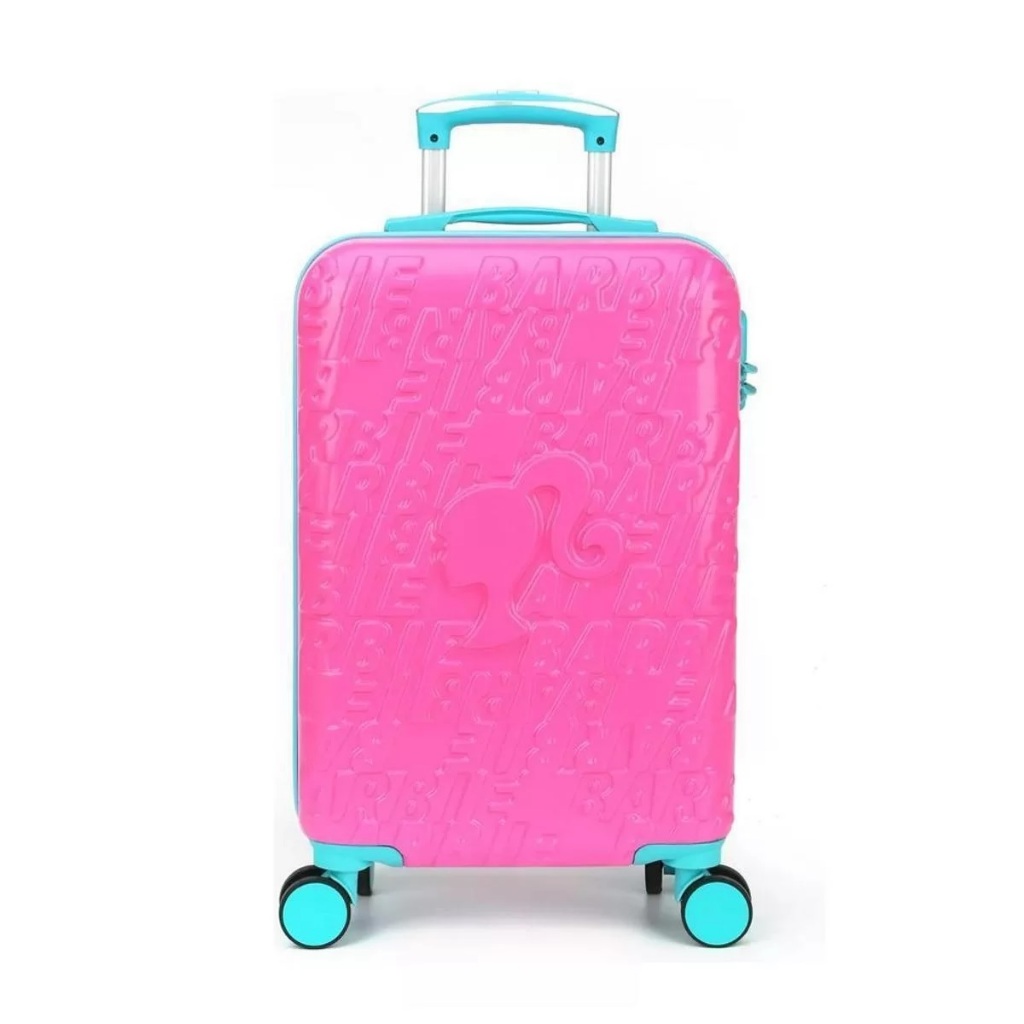 Luxcel Mala escolar bordo Barbie 360° Rosa