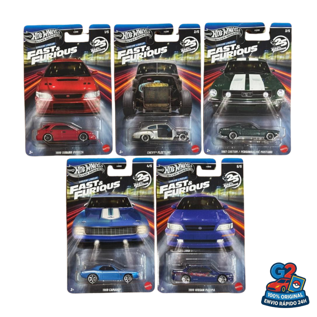 Hot Wheels Silver Series - Velozes e Furiosos, Themed Entertainment e Mais!