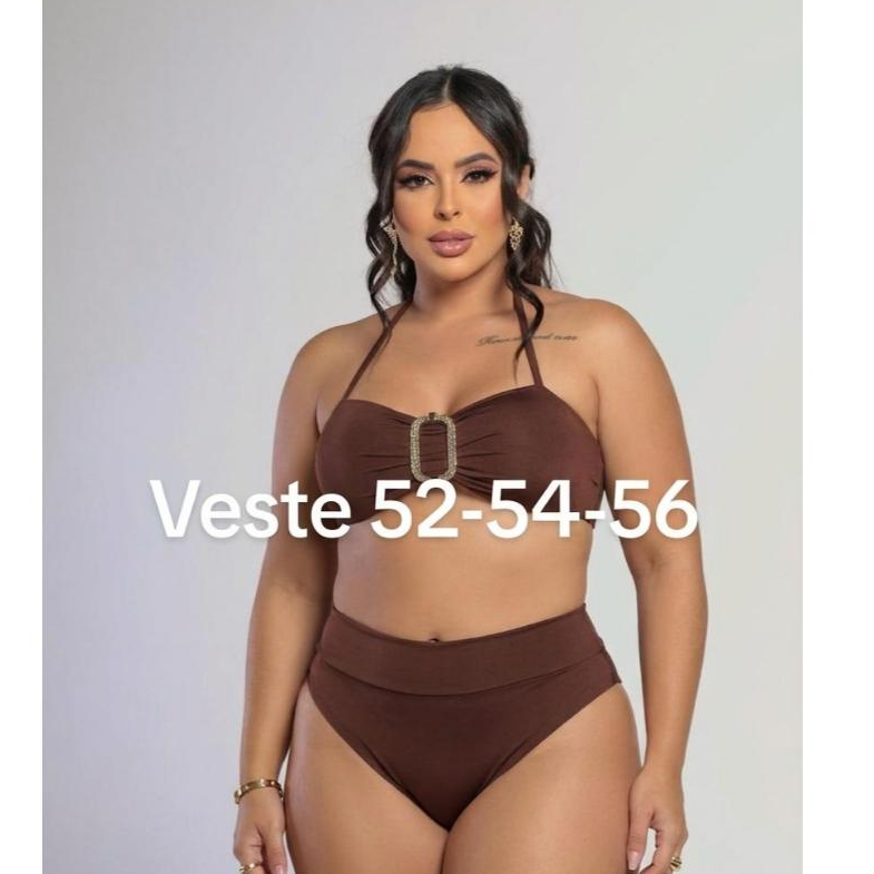 Biquíni Plus Size e GG Hot Pant Feminino Bojo Removível Fio Duplo Asa Delta Boa Sustentação Grande Empina Bumbum Luxo