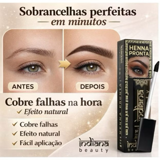 Henna Indiana para sobrancelhas Pronta para uso em Oferta na Shopee