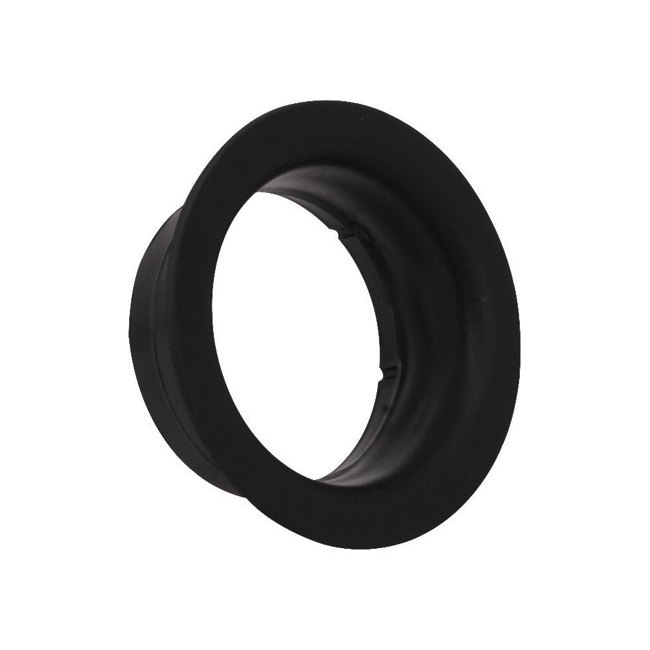 1x Acabamento Aero Duto 3 Pol Caixa De Som Preto
