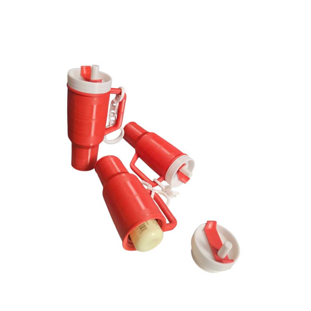 Chaveiro Porta Batom 3D Prático Feminino Bolsa Organizador Portátil