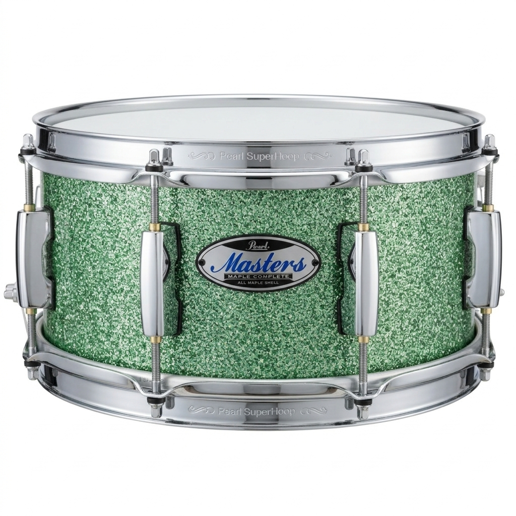 Caixa Pearl Masters 14x5,5 Acabamento Absinthe Sparkle Maple