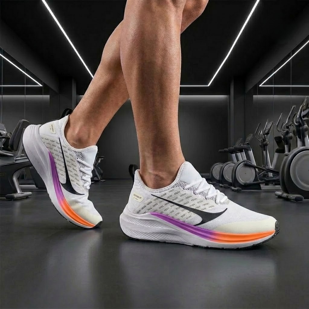 Tênis Corrida Masculino Performance Amortecimento Academia Caminhada Profissional Alta Qualidade