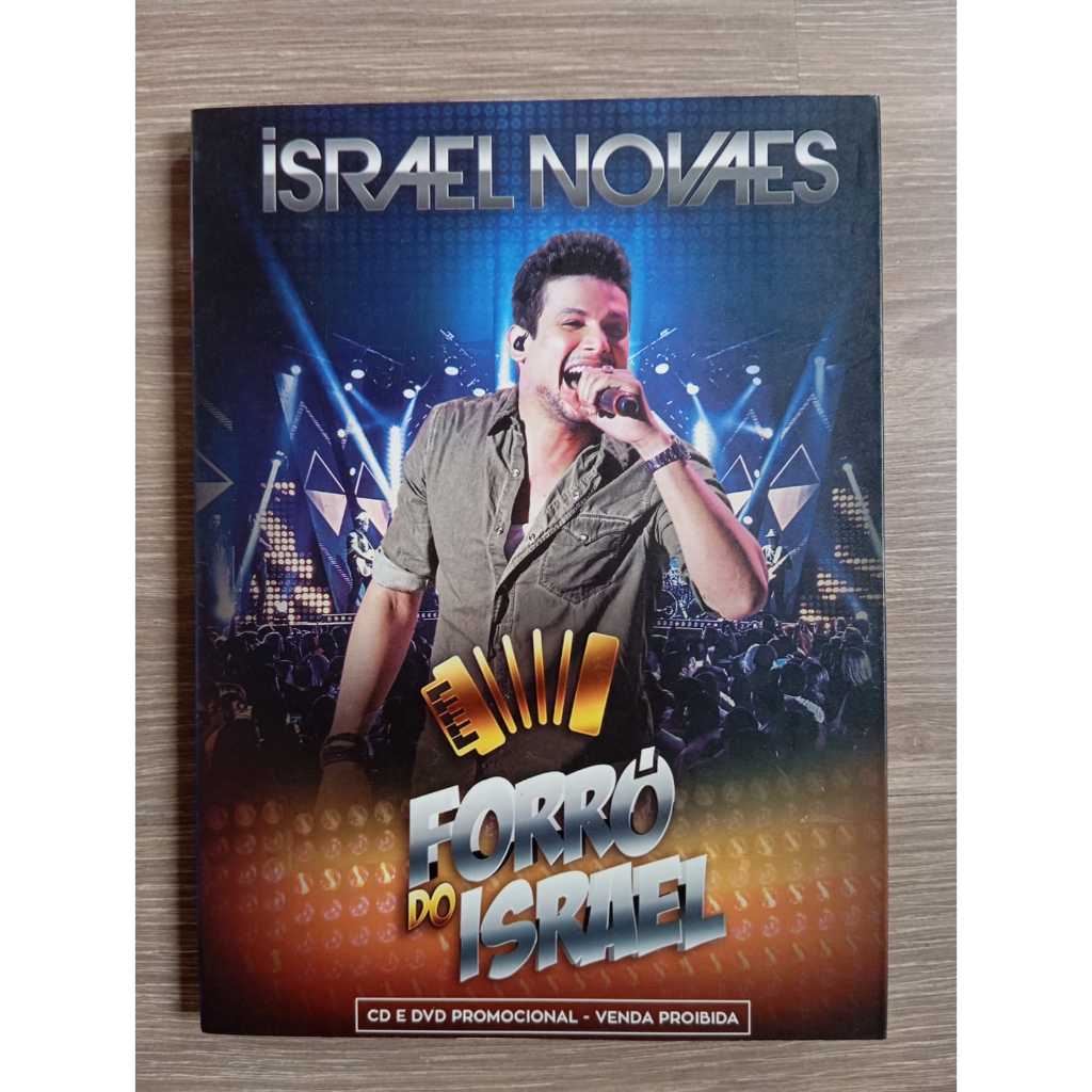 CD e DVD Israel Novaes - Forró do Israel (Promocional Raro)