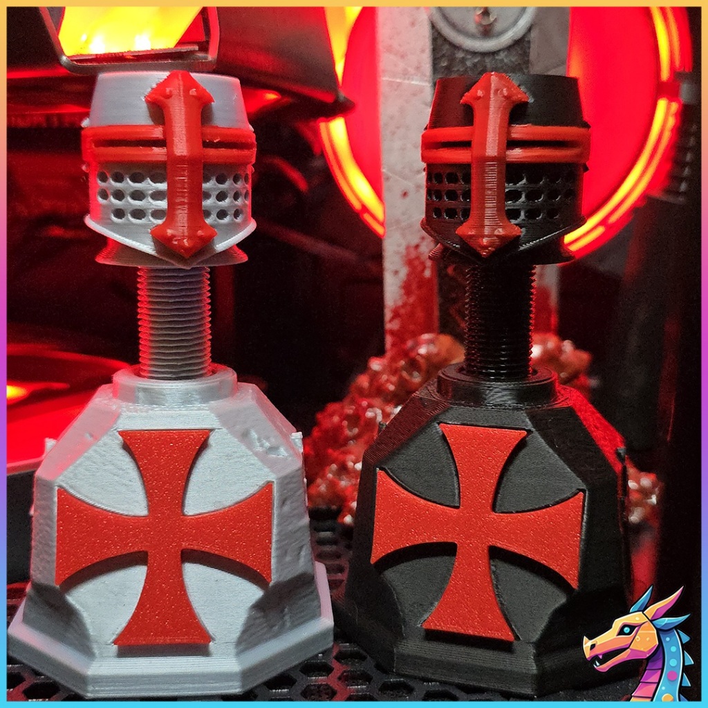 Suporte Ajustável para Placa de Vídeo GPU Templarios Cavaleiro - 6cm e 8cm