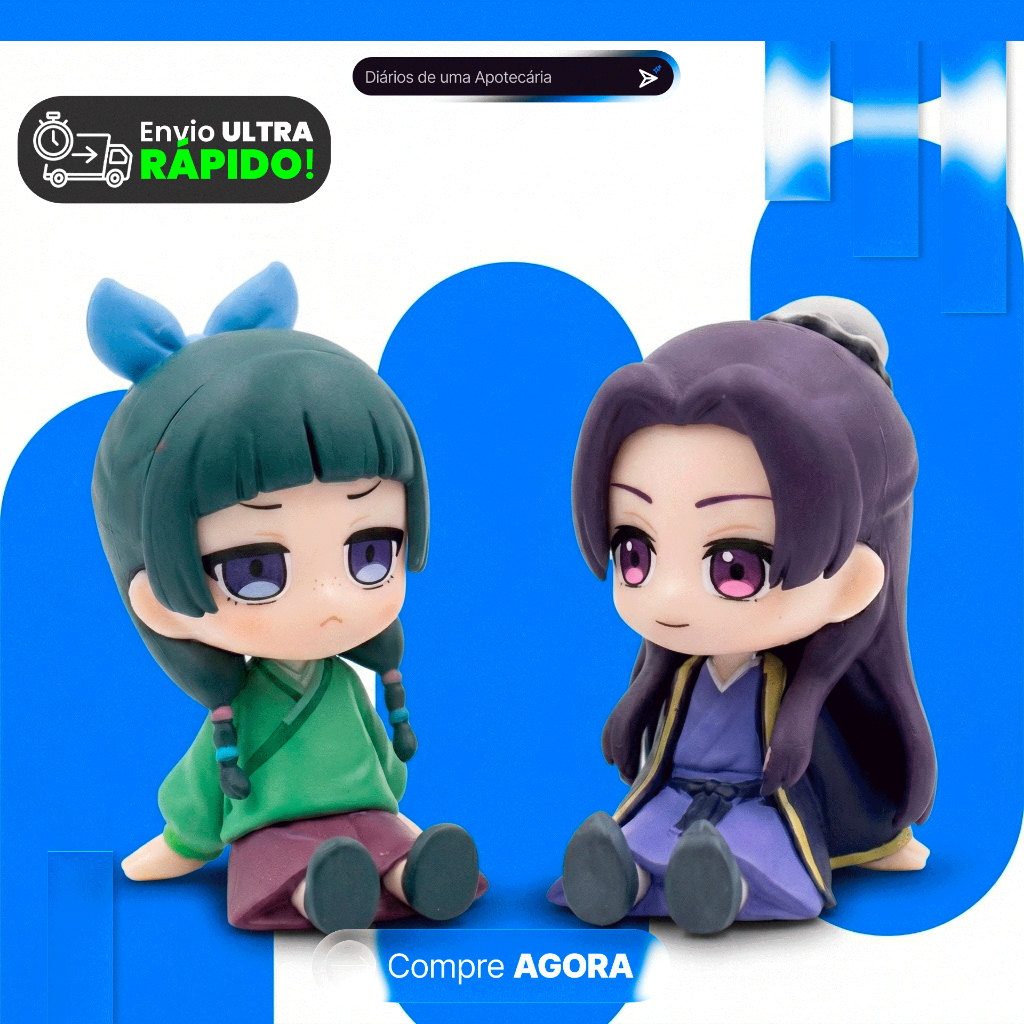 🌸 Maomao e Jinshi Action Figure Boneco Diários de uma Apotecária Anime Mini Figure 6cm Kawaii PVC  🌸