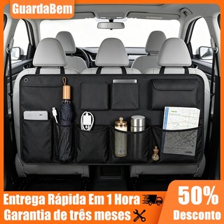 Organizador de Porta-Malas para Carro, Porta-Treco Resistente de Grande Capacidade, Acessório para Viagem e Armazenament