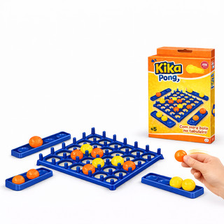 Brinquedo Infantil Jogo Kika Pong Formas Geométricas Coordenação Motora Criativo +5