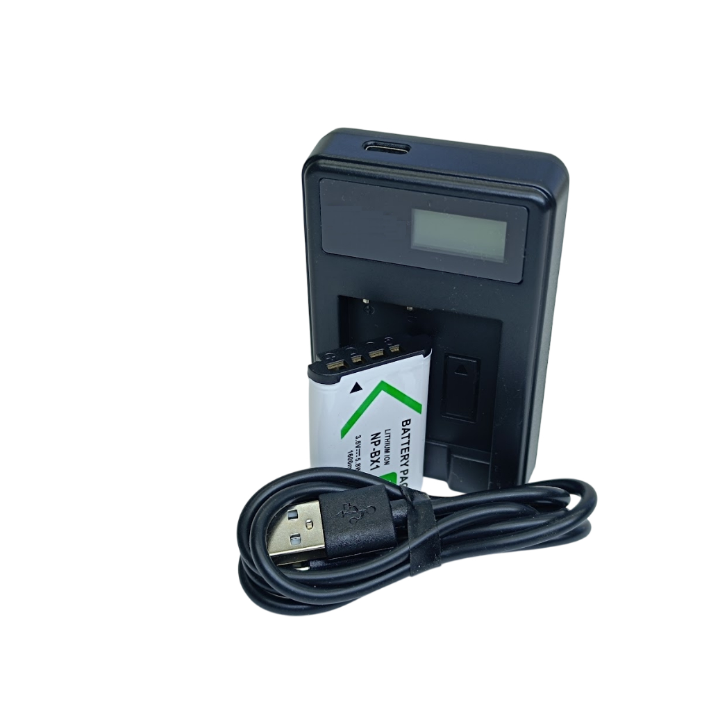 Carregador usb + Bateria Np-bx1 Para Sony RX100 HX300 WX300 AS15 DSC-RX100 PJ240 AS100V RX1