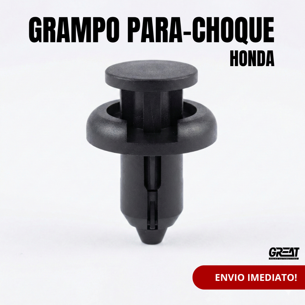Presilha Grampo Para-Choque Honda City Fit Crv Hrv Civic