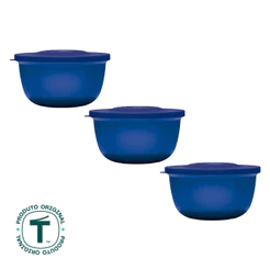 Kit 3 Potes Hermético Tupperware Refri Safe 400ml