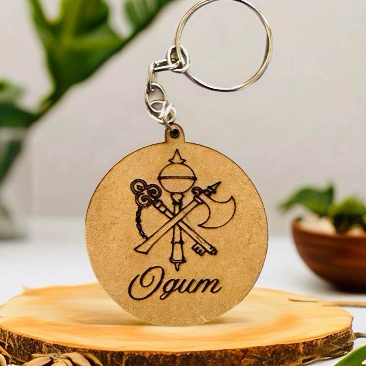 Kit Chaveiro OGUM MACHADO CHAVE, ogum, orixás, axé, candomblé, lembrancinhas