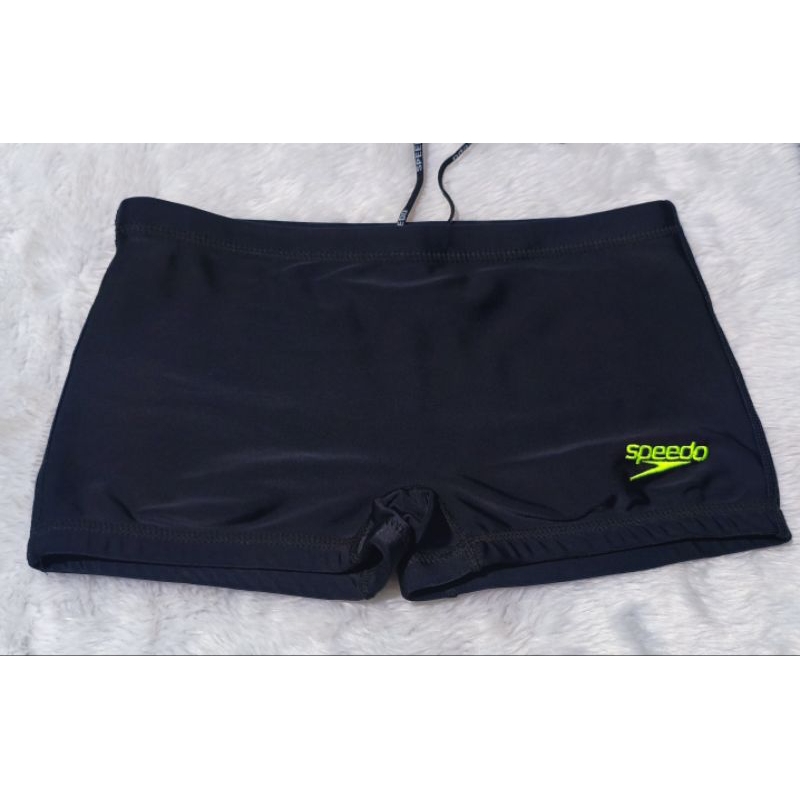 Sunga Infantil Speedo Preta Praia Piscina Tam 12 Confortável Com Cordão Desapego Peça Única