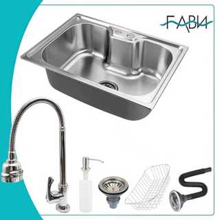Kit de Cuba Gourmet Aço Inox 304 com acessórios Embutir 60/50×42×21cm em Oferta na Shopee