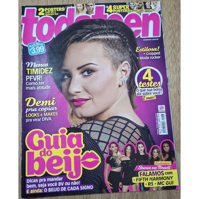 revista demi lovato todateen