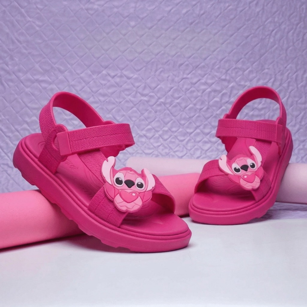 Papete Stitch Sandália Lilo e Stitch Chinelo Infantil Leve Do 21 ao 27 Confortável Promoção